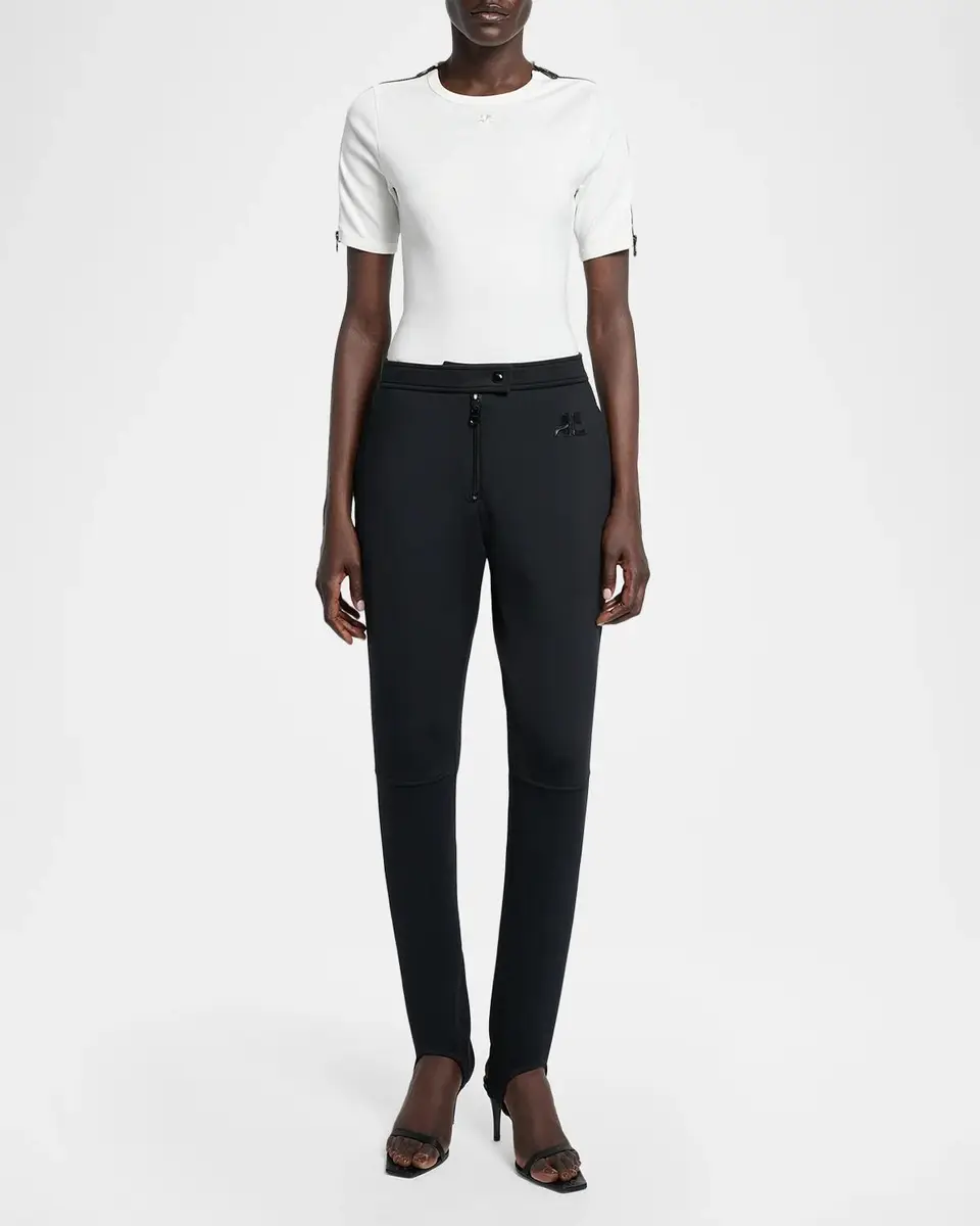 Courrèges Technical Jersey Stirrup Pants | Thumbnail 2 Courrèges Technical Jersey Stirrup Pants | Thumbnail 2