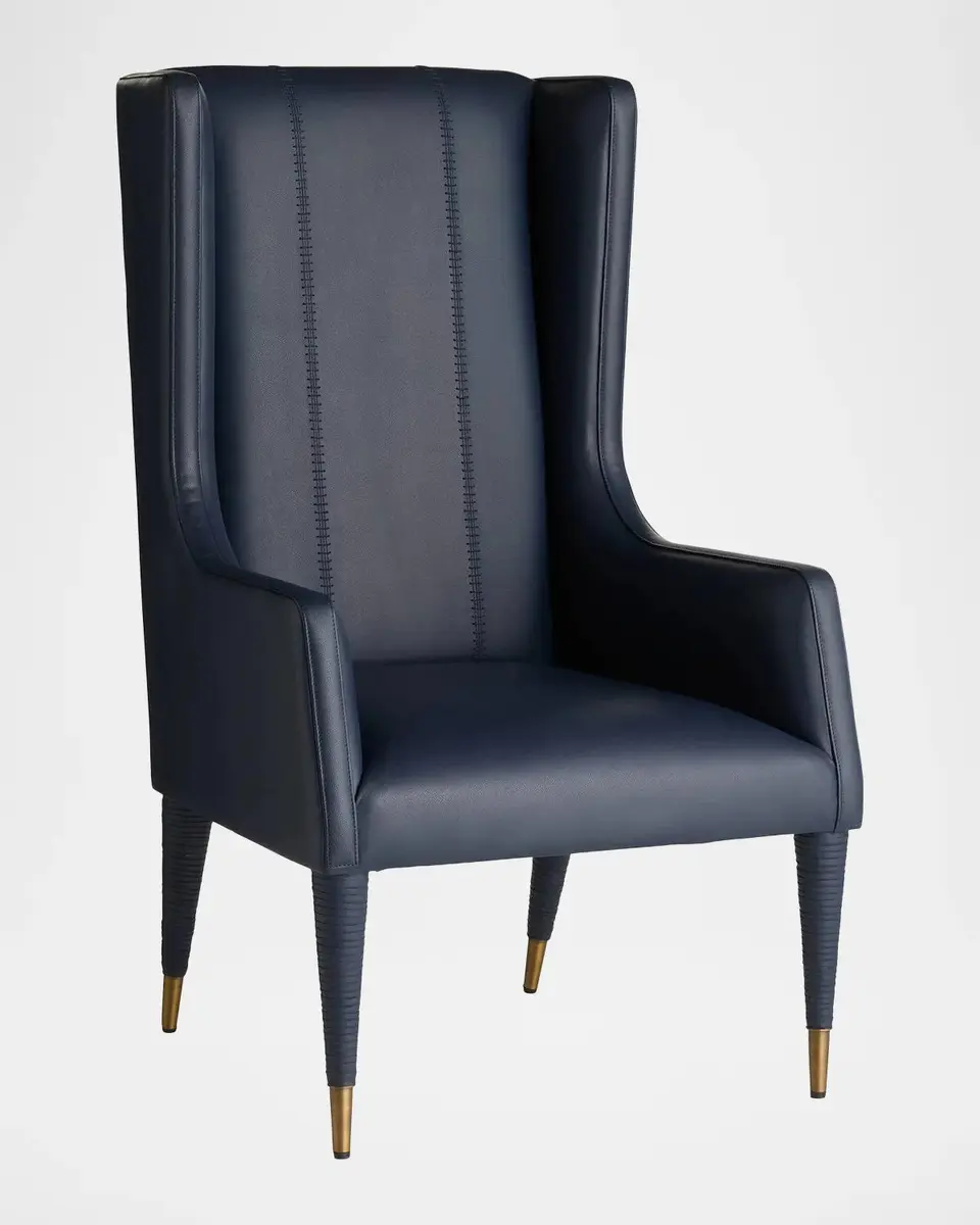 Arteriors Hawthorne Leather Host Chair | Thumbnail 2 Arteriors Hawthorne Leather Host Chair | Thumbnail 2