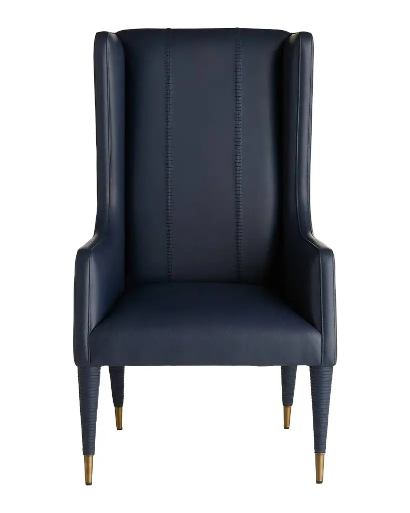 Arteriors Hawthorne Leather Host Chair