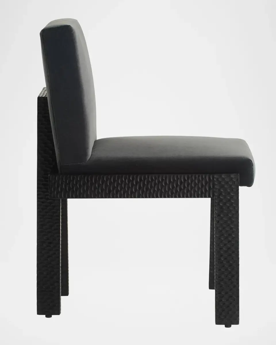 Arteriors Matilda Velvet & Mango Wood Dining Chair | Thumbnail 3 Arteriors Matilda Velvet & Mango Wood Dining Chair | Thumbnail 3