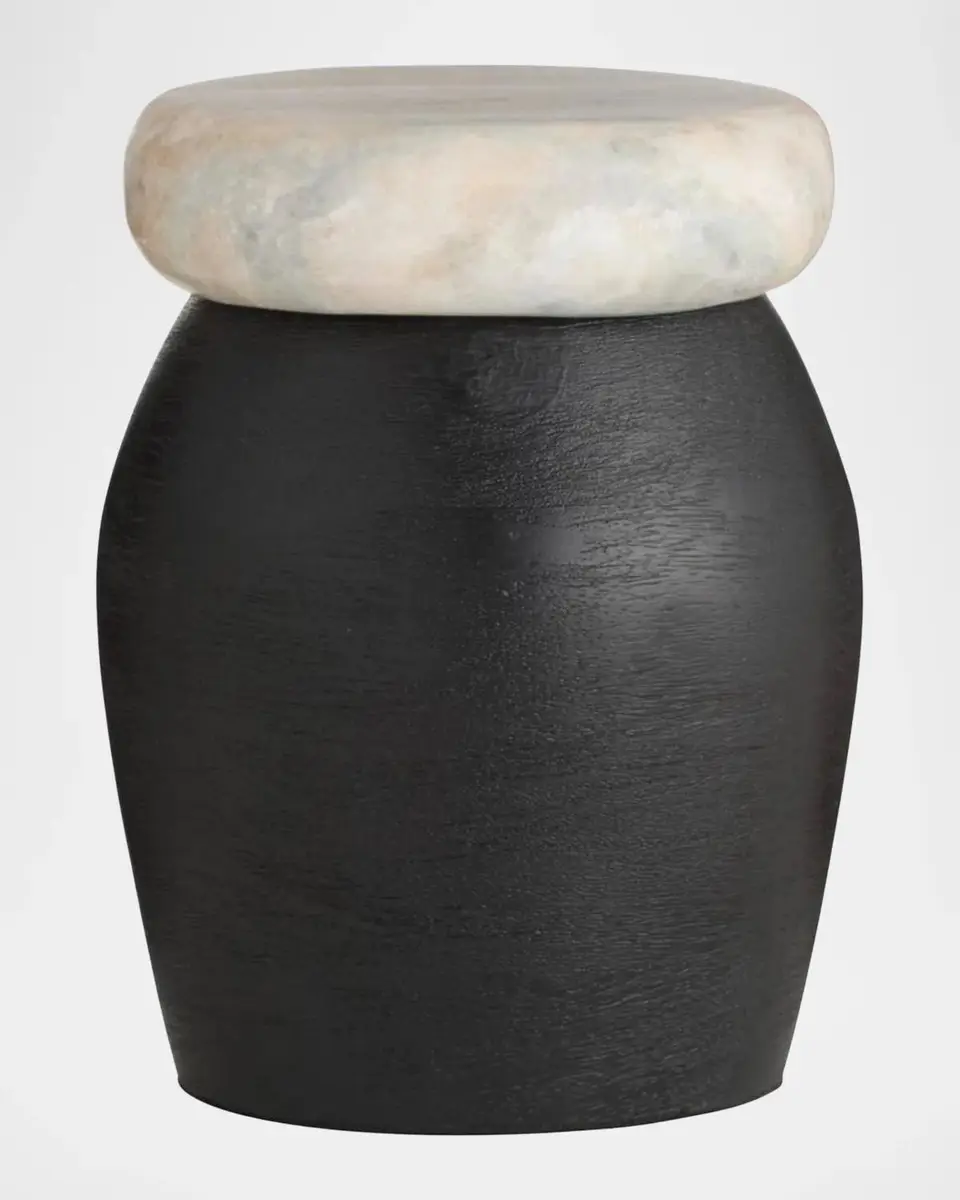 Arteriors Noelle 2-Piece Mango Wood & Marble Containers | Thumbnail 3 Arteriors Noelle 2-Piece Mango Wood & Marble Containers | Thumbnail 3