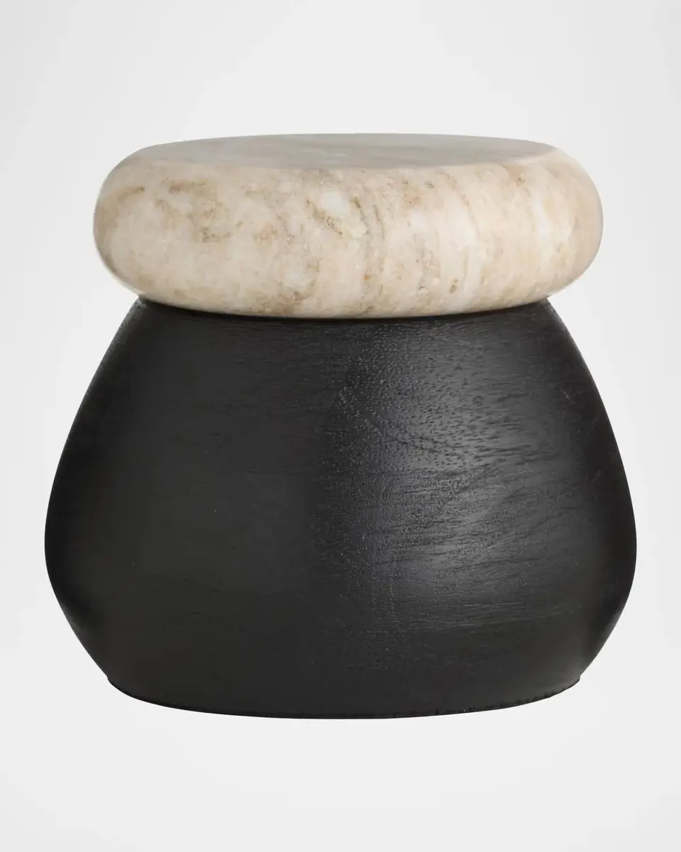 Arteriors Noelle 2-Piece Mango Wood & Marble Containers | Thumbnail 4 Arteriors Noelle 2-Piece Mango Wood & Marble Containers | Thumbnail 4