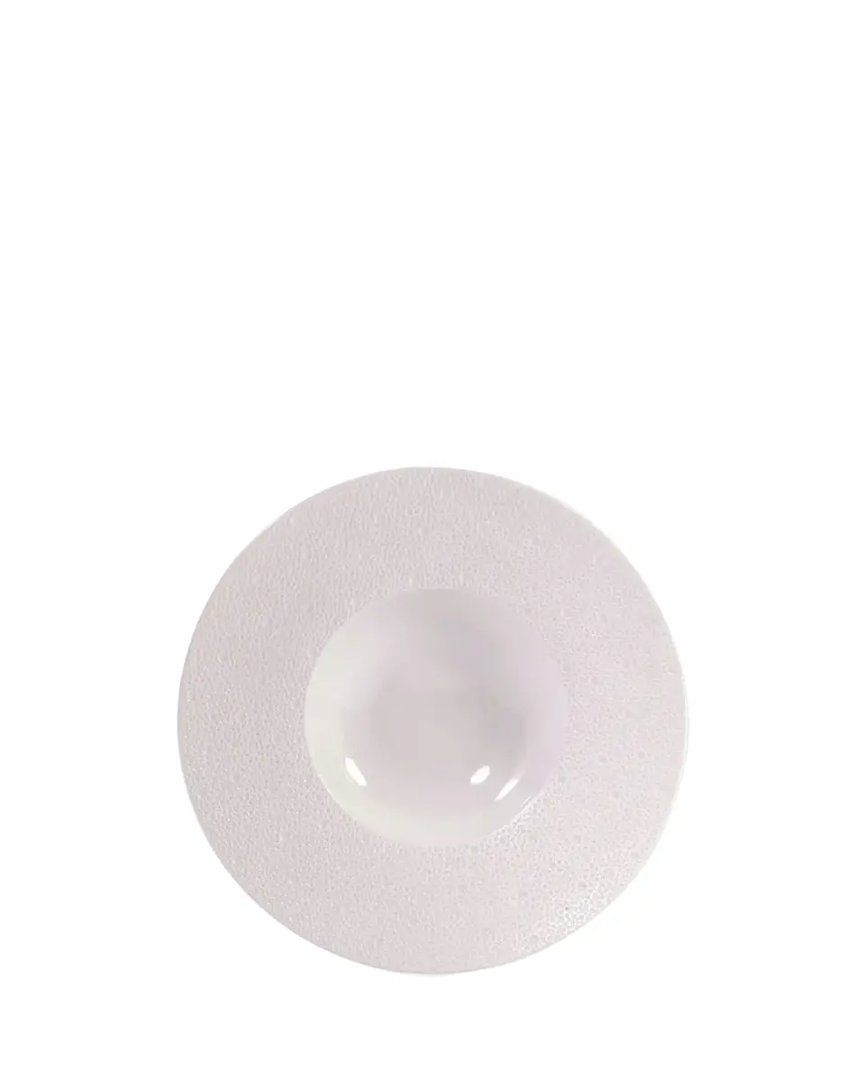 Bernardaud Ecume Large White Rim Soup Plate, 10.6" | Thumbnail 2