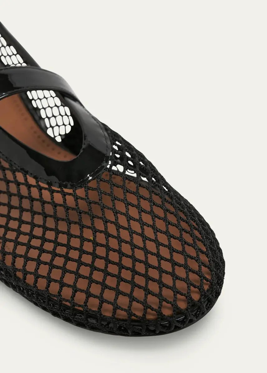 Alaïa Mesh Mary Jane Ballerina Flats | Thumbnail 5 Alaïa Mesh Mary Jane Ballerina Flats | Thumbnail 5
