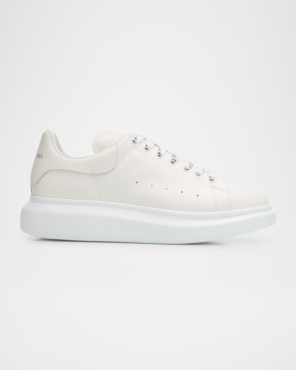 Alexander McQueen Men's Leather Oversized Sneakers