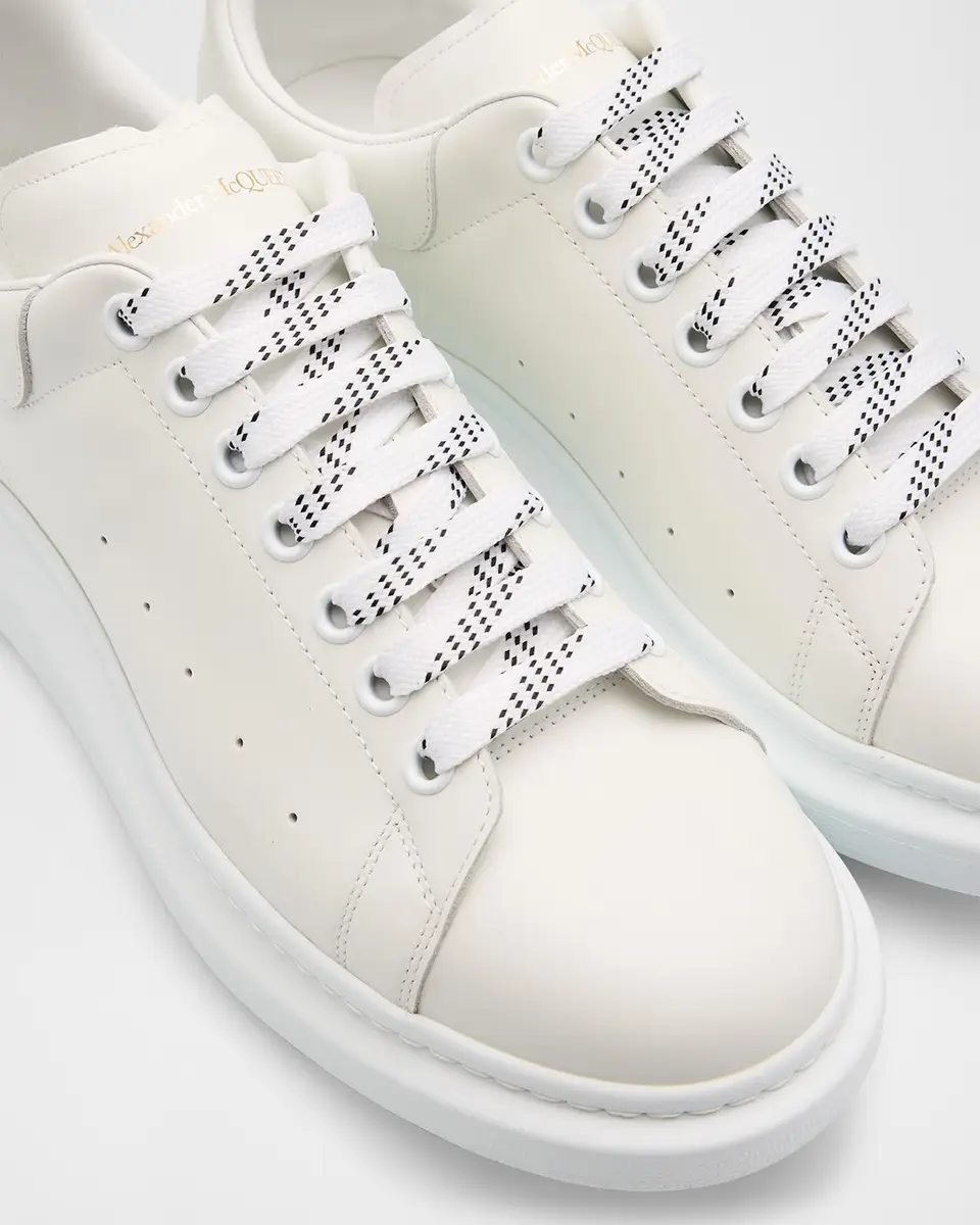 Alexander McQueen Men's Leather Oversized Sneakers | Thumbnail 5 Alexander McQueen Men's Leather Oversized Sneakers | Thumbnail 5