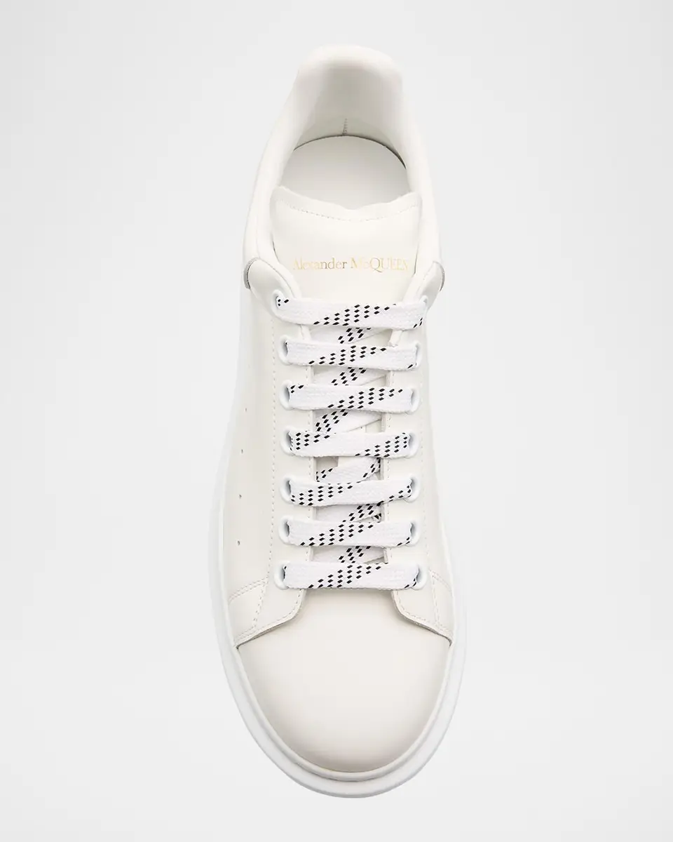 Alexander McQueen Men's Leather Oversized Sneakers | Thumbnail 6 Alexander McQueen Men's Leather Oversized Sneakers | Thumbnail 6