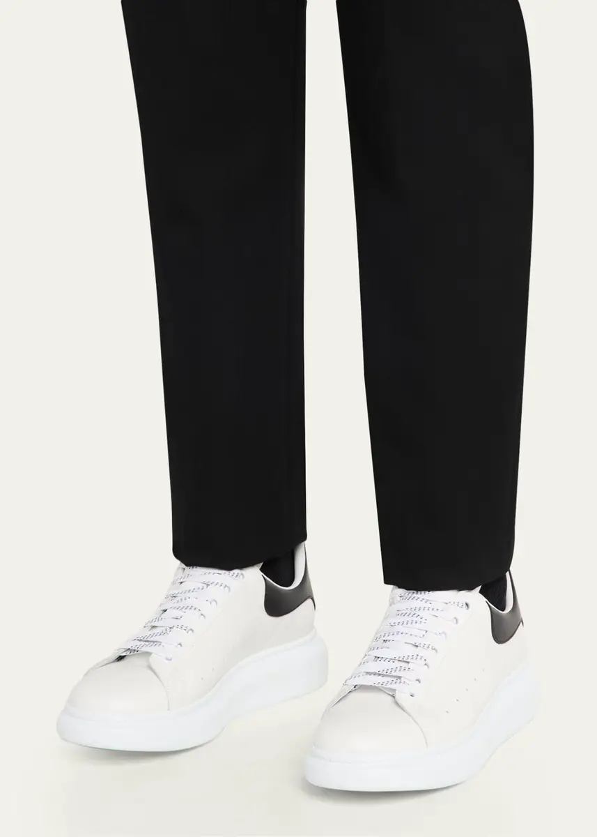 Alexander McQueen Men's Leather Oversized Sneakers | Thumbnail 6 Alexander McQueen Men's Leather Oversized Sneakers | Thumbnail 6