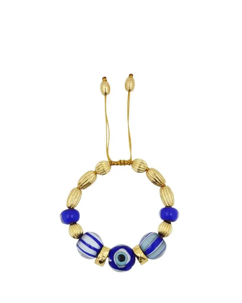 TOHUM Design Evil Eye Charm Bracelet, Blue
