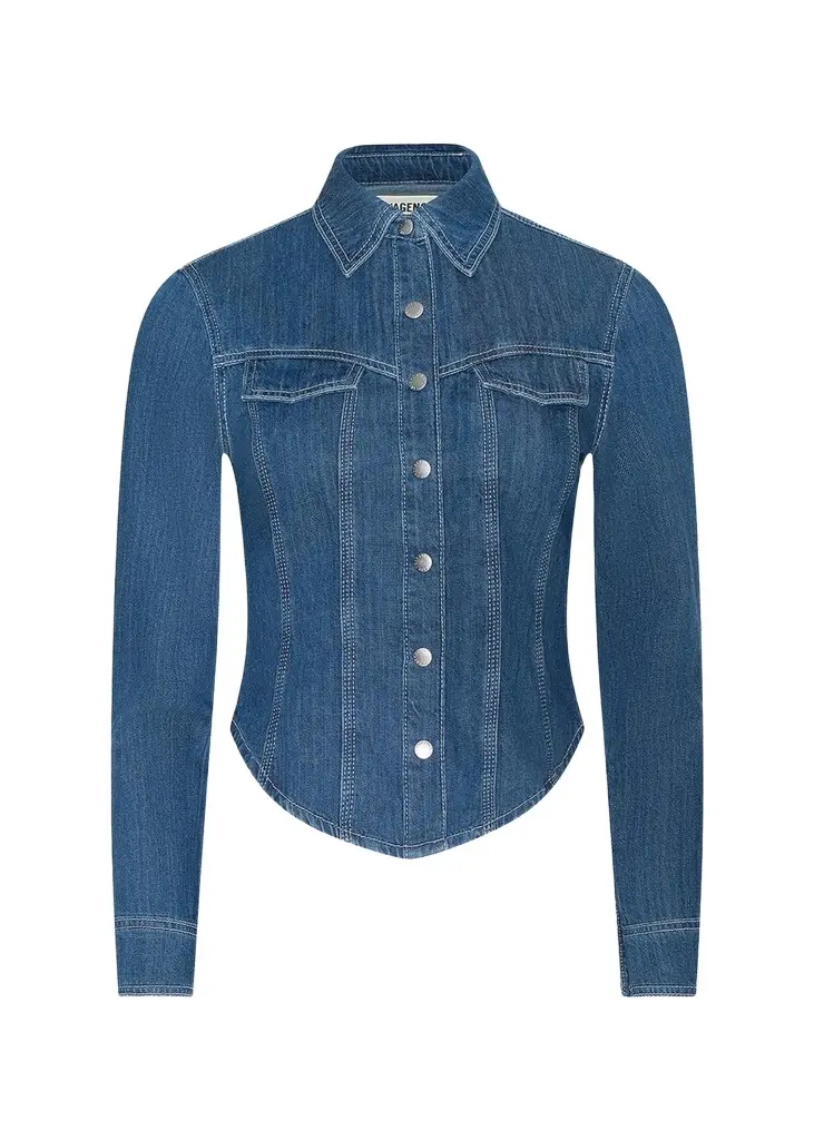 Louis Fitted Denim Shirt