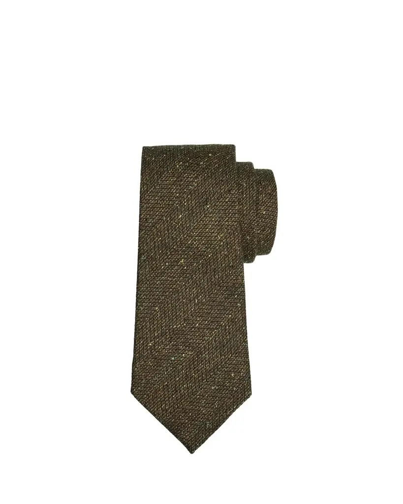 Zegna Men's Wool and Silk Melange Tie