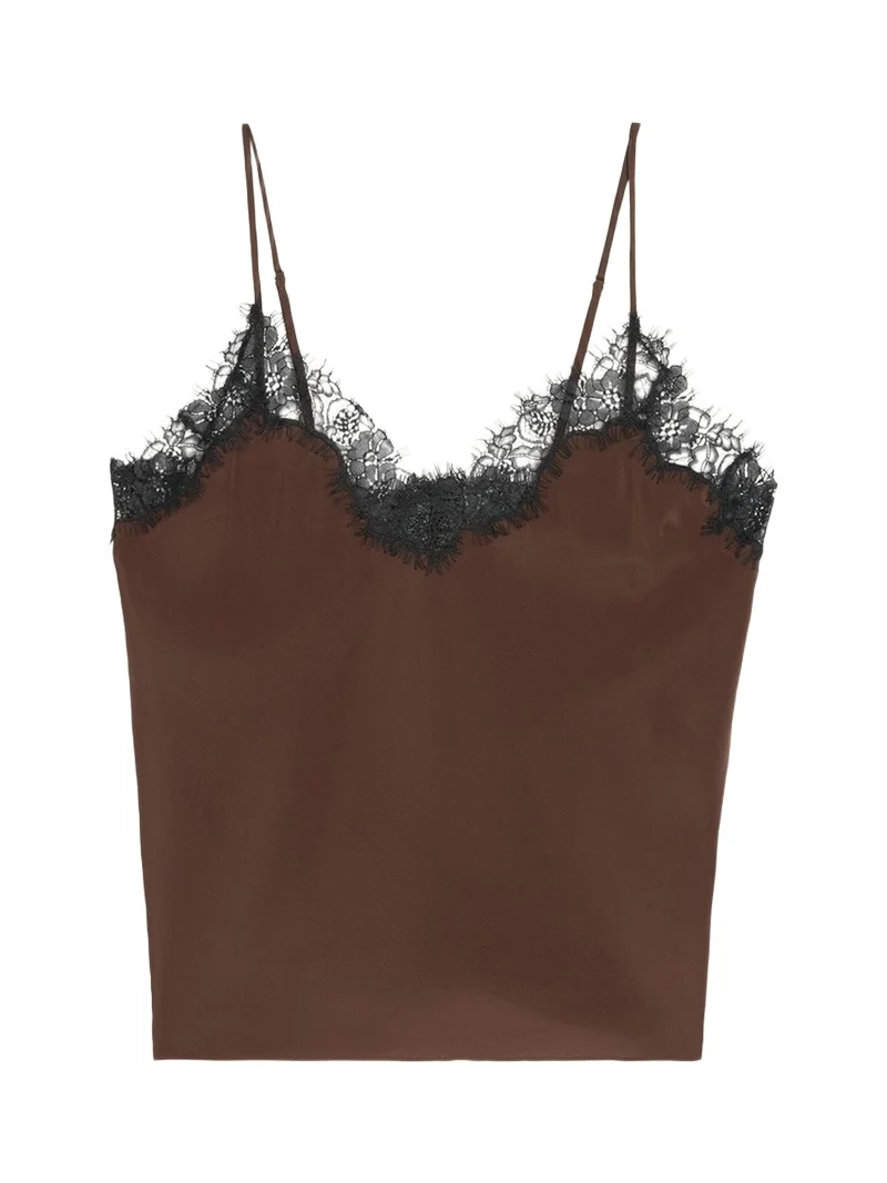 Annabelle Lace Silk Top Annabelle Lace Silk Top
