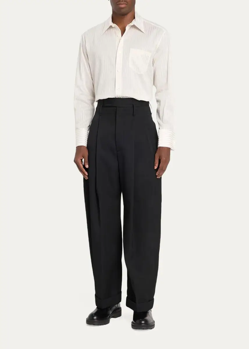 PUBLIC SCHOOL NEW YORK Men's Waverly Tapered-Leg Pleated Pants | Thumbnail 2 PUBLIC SCHOOL NEW YORK Men's Waverly Tapered-Leg Pleated Pants | Thumbnail 2