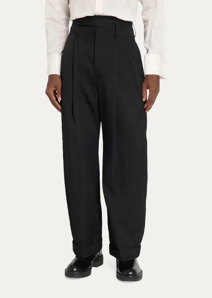 PUBLIC SCHOOL NEW YORK Men's Waverly Tapered-Leg Pleated Pants | Thumbnail 4 PUBLIC SCHOOL NEW YORK Men's Waverly Tapered-Leg Pleated Pants | Thumbnail 4