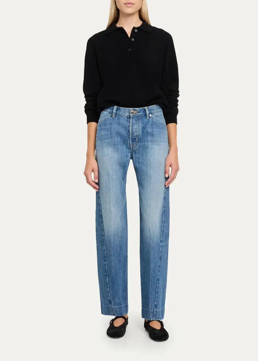 RÙADH The Bijou Twisted Straight-Leg Ankle Jeans | Thumbnail 2 RÙADH The Bijou Twisted Straight-Leg Ankle Jeans | Thumbnail 2