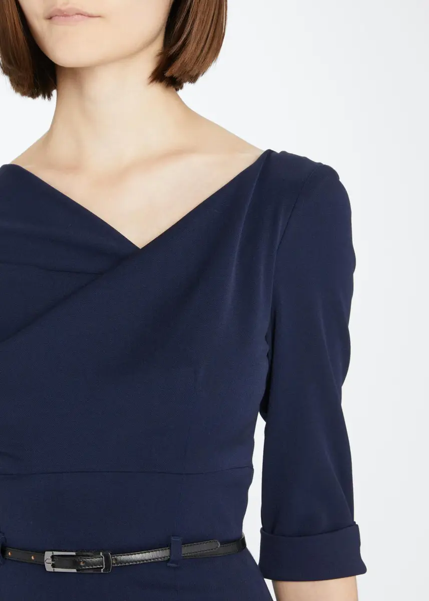 BLACK HALO Jackie 3/4-Sleeve Sheath Dress | Thumbnail 4 BLACK HALO Jackie 3/4-Sleeve Sheath Dress | Thumbnail 4