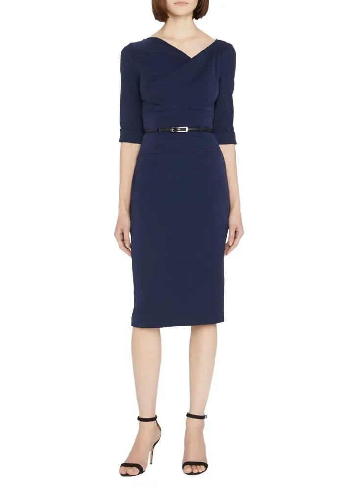 BLACK HALO Jackie 3/4-Sleeve Sheath Dress