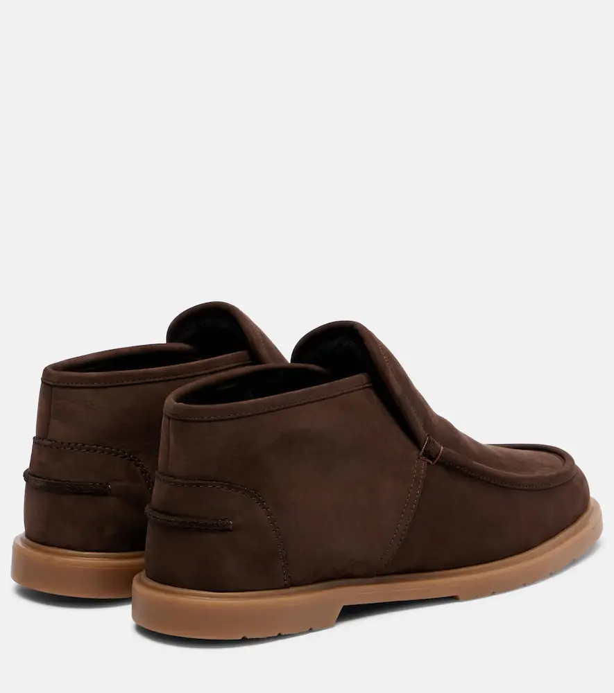 Yves Salomon Shearling-lined suede ankle boots | Thumbnail 2 Yves Salomon Shearling-lined suede ankle boots | Thumbnail 2