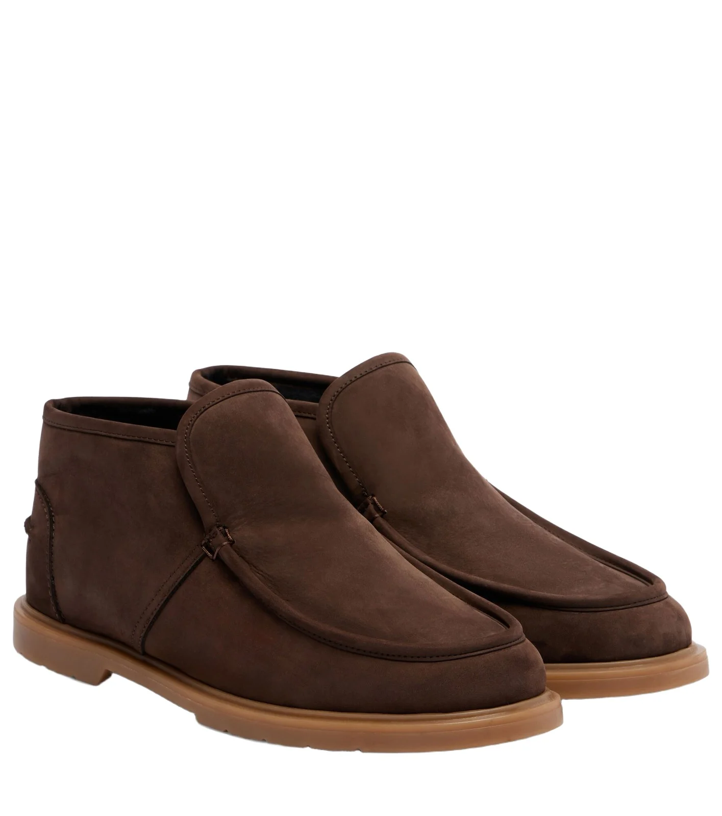 Shearling-lined suede ankle boots Shearling-lined suede ankle boots
