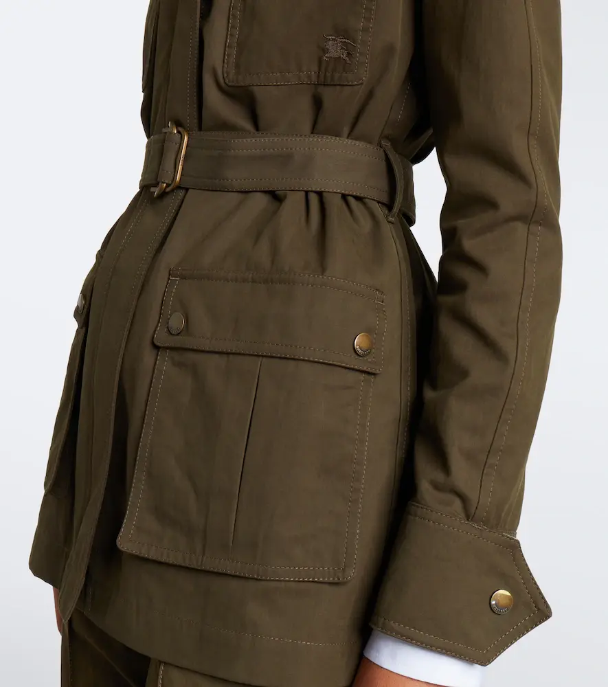 Burberry Belted cotton-blend jacket | Thumbnail 5 Burberry Belted cotton-blend jacket | Thumbnail 5