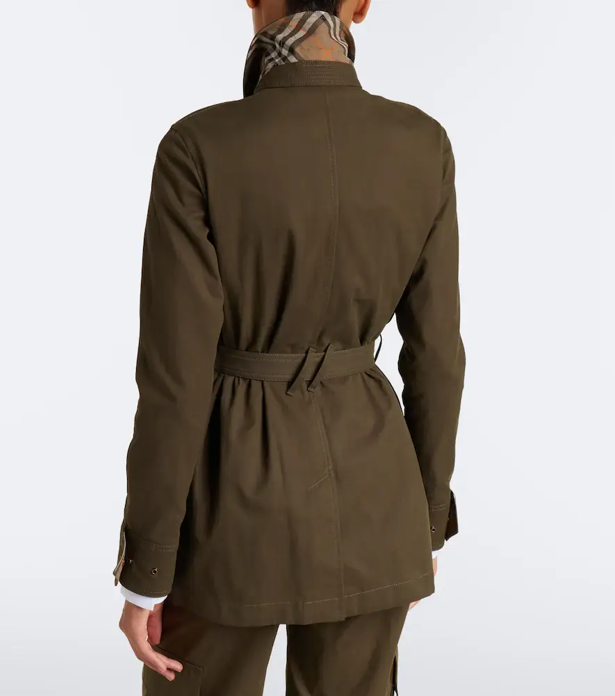 Burberry Belted cotton-blend jacket | Thumbnail 6 Burberry Belted cotton-blend jacket | Thumbnail 6