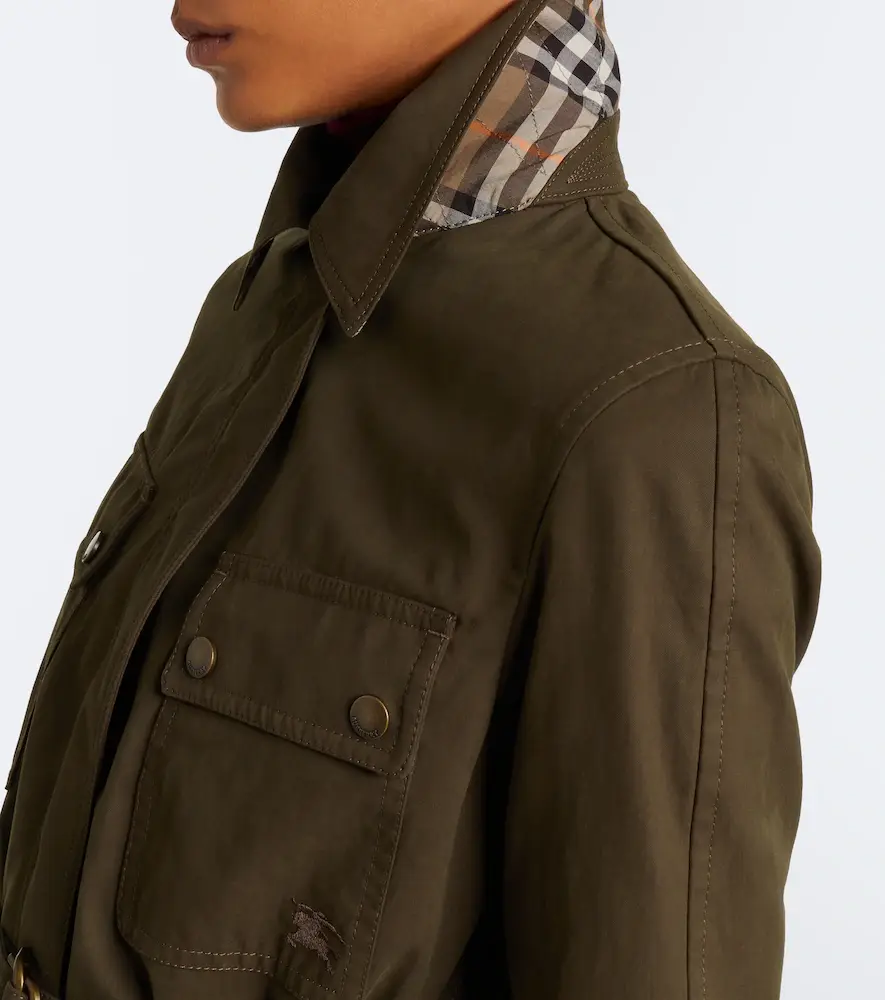 Burberry Belted cotton-blend jacket | Thumbnail 7 Burberry Belted cotton-blend jacket | Thumbnail 7