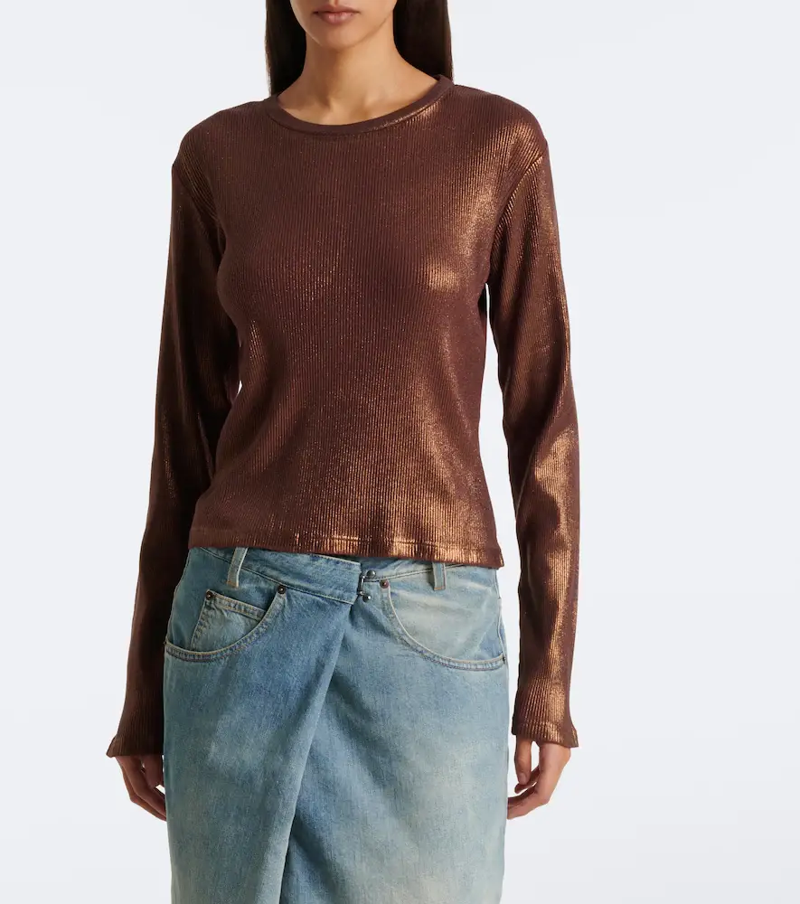 Maison Margiela Printed cotton top | Thumbnail 4