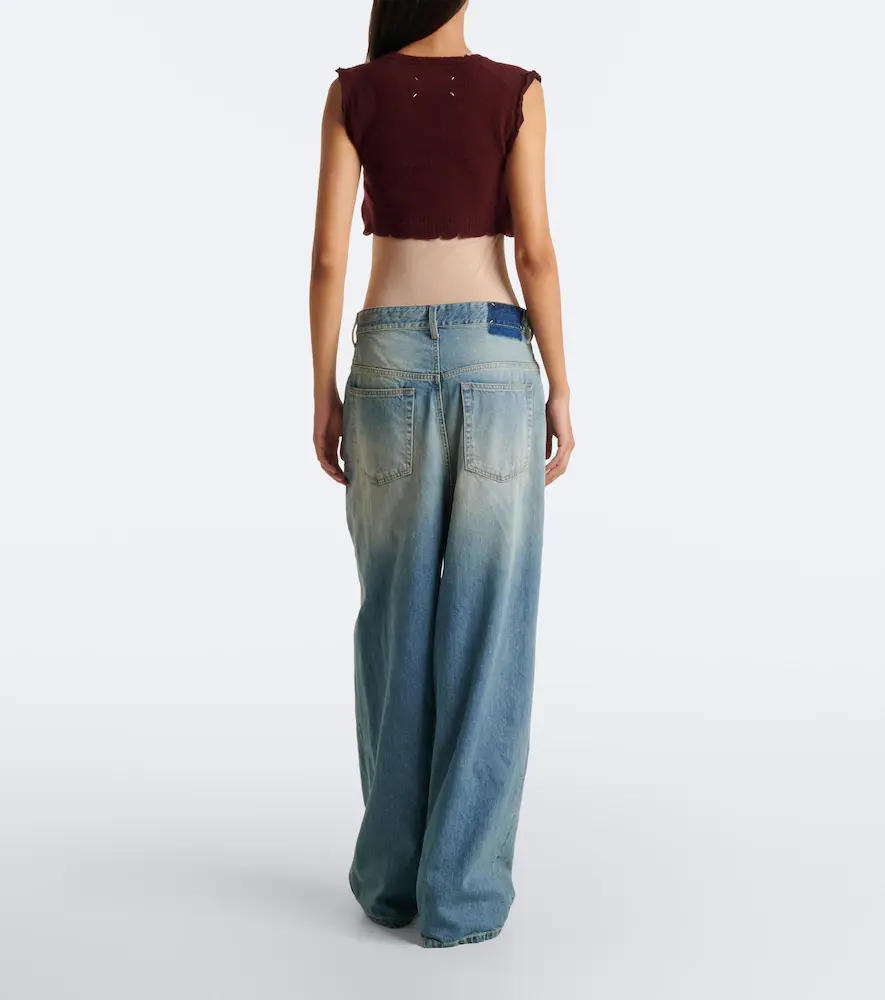 Maison Margiela Faded wide-leg jeans | Thumbnail 2 Maison Margiela Faded wide-leg jeans | Thumbnail 2