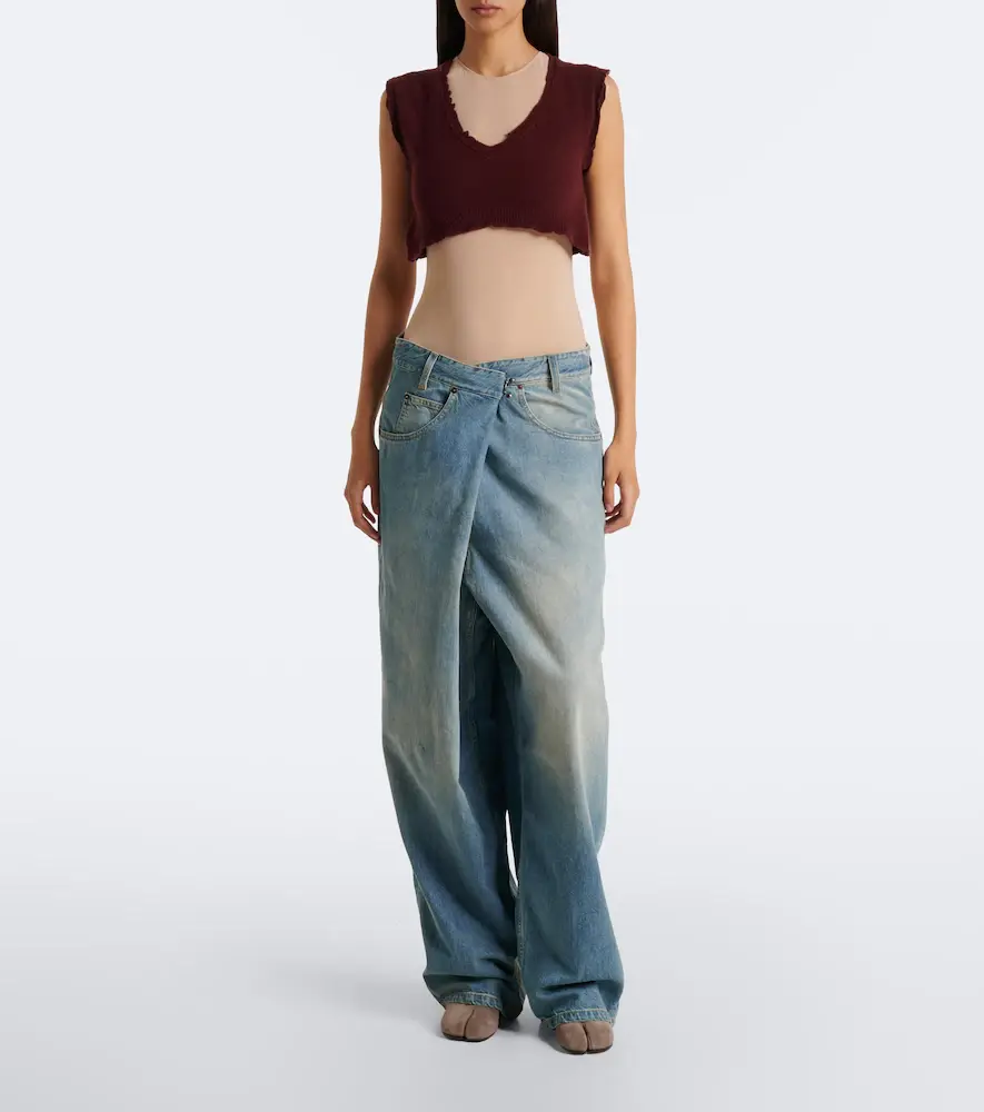 Maison Margiela Faded wide-leg jeans | Thumbnail 4 Maison Margiela Faded wide-leg jeans | Thumbnail 4