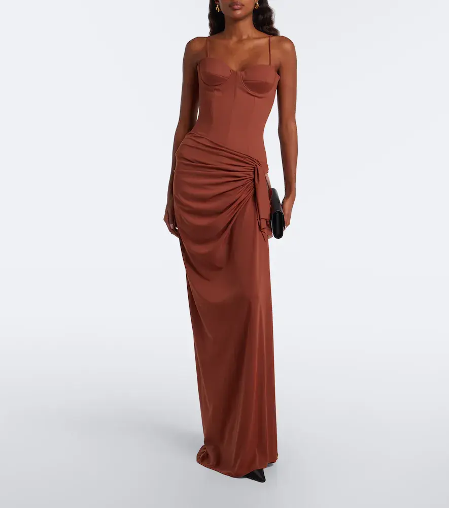 Alex Perry Draped corset dress | Thumbnail 2