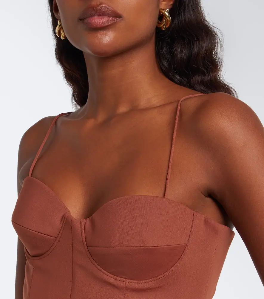 Alex Perry Draped corset dress | Thumbnail 6