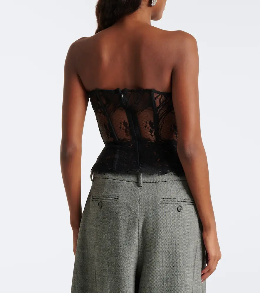 Magda Butrym Draped lace corset | Thumbnail 2 Magda Butrym Draped lace corset | Thumbnail 2