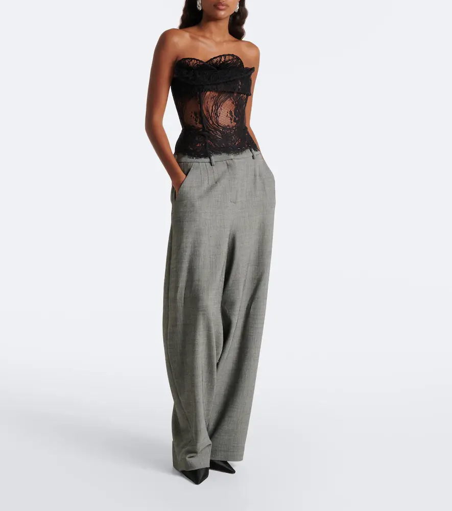 Magda Butrym Draped lace corset | Thumbnail 3 Magda Butrym Draped lace corset | Thumbnail 3