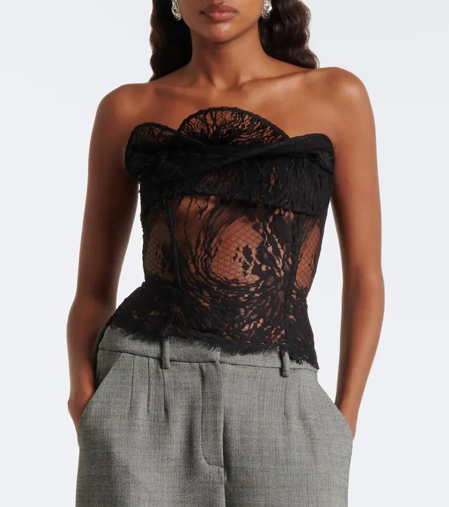 Magda Butrym Draped lace corset | Thumbnail 5 Magda Butrym Draped lace corset | Thumbnail 5