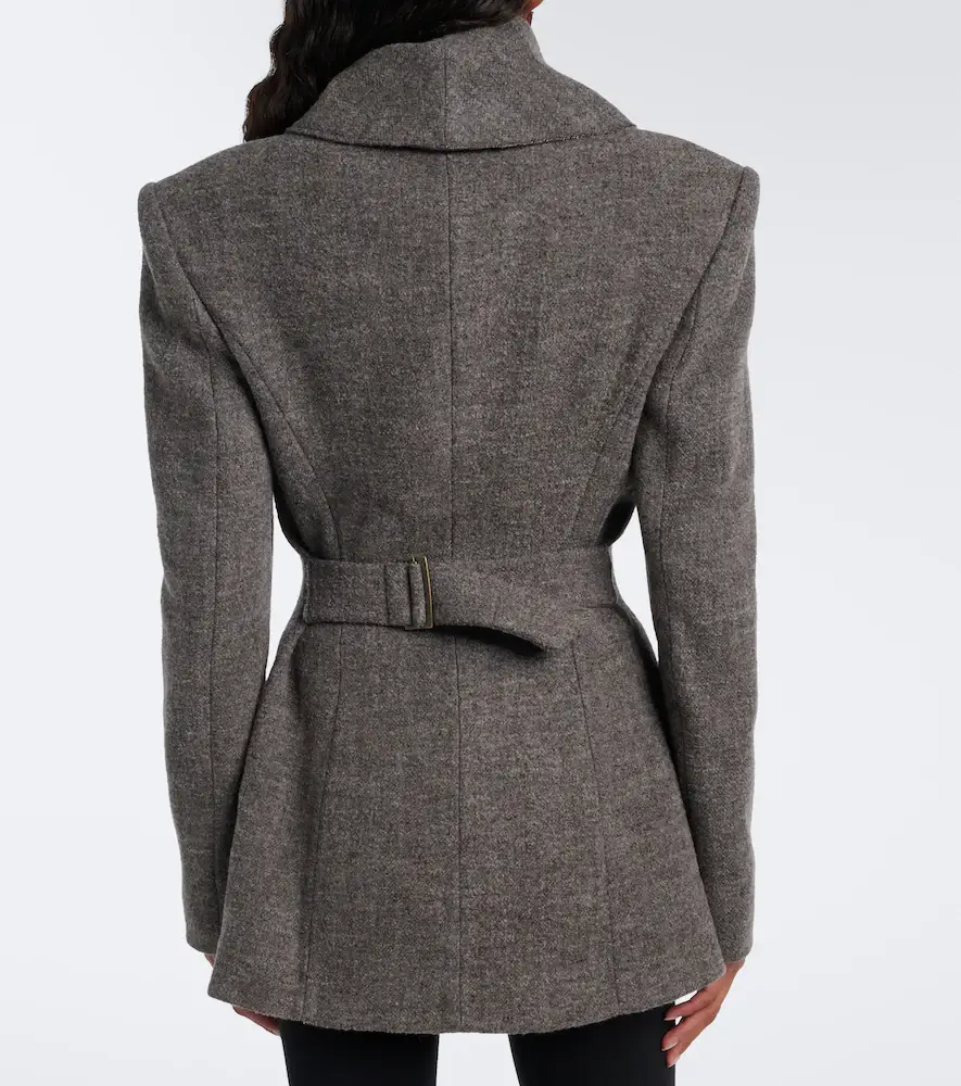 Magda Butrym Double-breasted wool and cashmere-blend blazer | Thumbnail 5 Magda Butrym Double-breasted wool and cashmere-blend blazer | Thumbnail 5