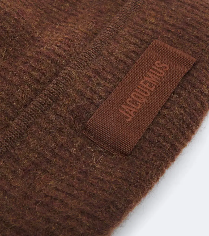 Jacquemus Logo alpaca and wool-blend beanie | Thumbnail 2 Jacquemus Logo alpaca and wool-blend beanie | Thumbnail 2