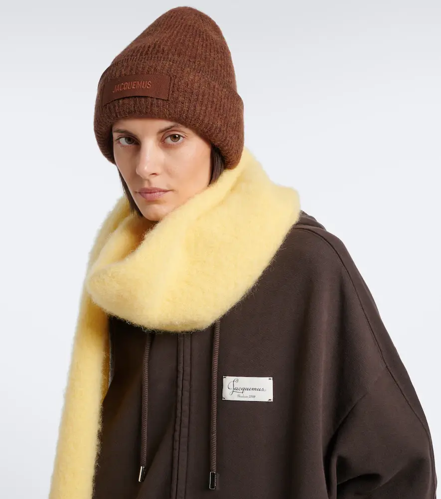 Jacquemus Logo alpaca and wool-blend beanie | Thumbnail 4 Jacquemus Logo alpaca and wool-blend beanie | Thumbnail 4