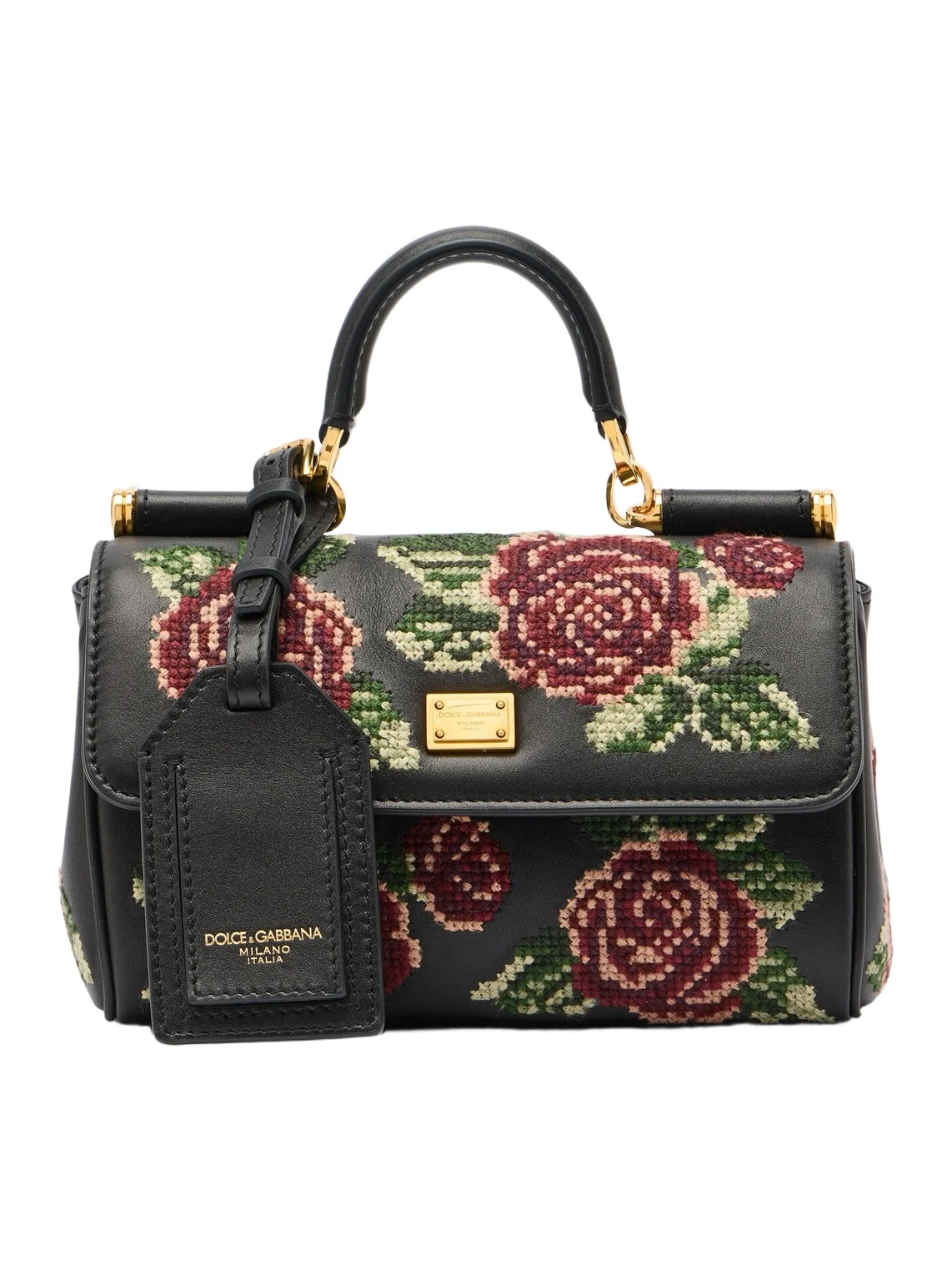 Dolce & Gabbana My Sicily Mini leather top-handle bag
