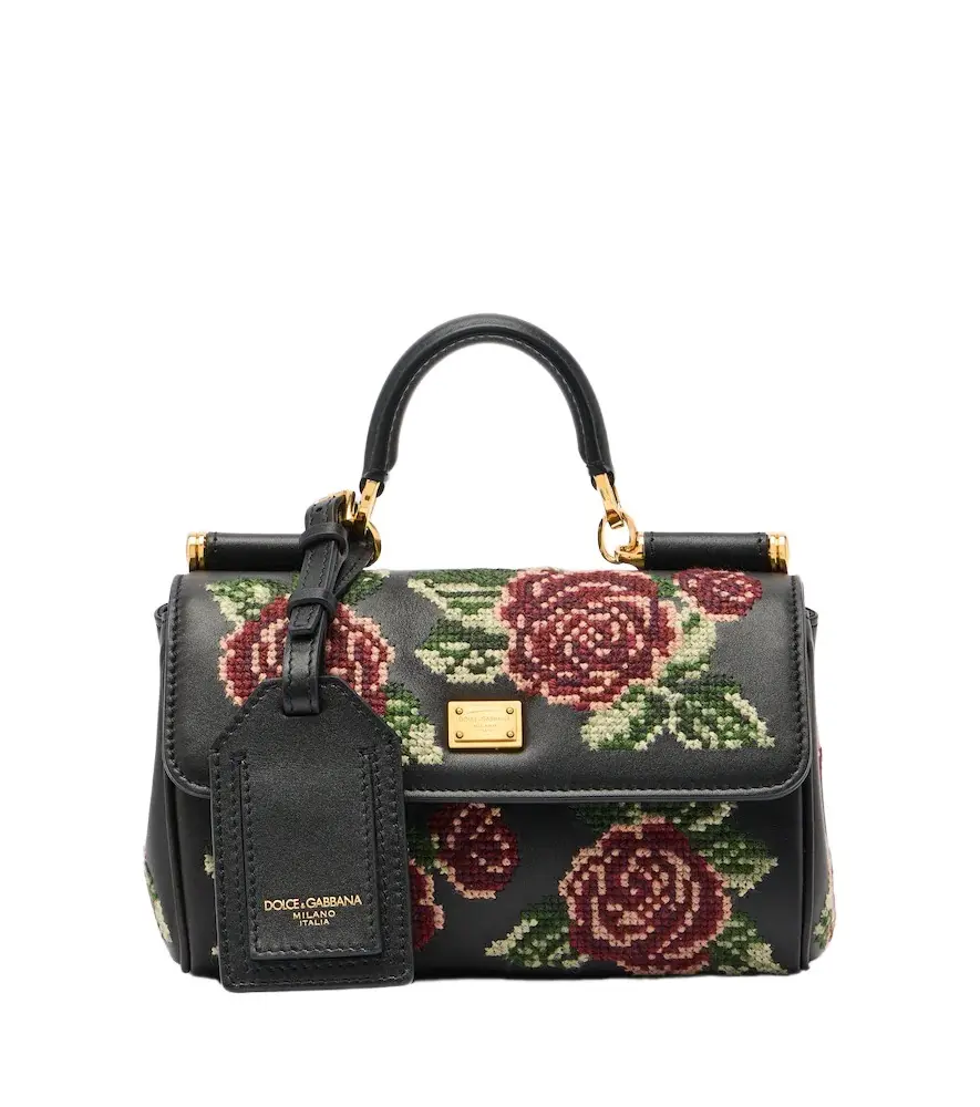 Dolce & Gabbana My Sicily Mini leather top-handle bag