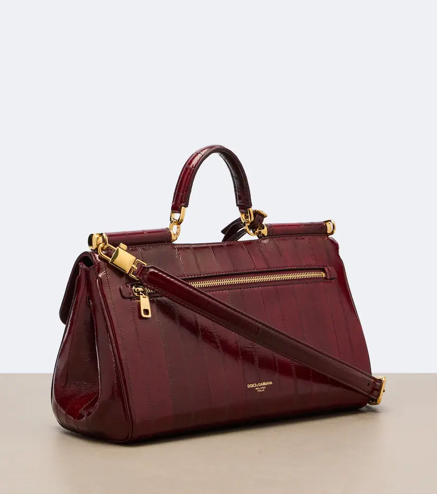 Dolce & Gabbana My Sicily Medium eel leather top-handle bag | Thumbnail 2 Dolce & Gabbana My Sicily Medium eel leather top-handle bag | Thumbnail 2