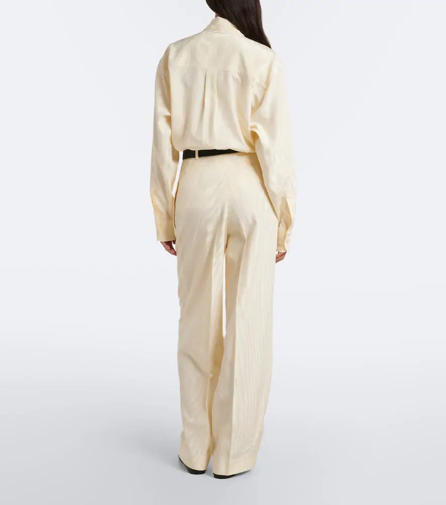 Stella McCartney Pleated moiré pants | Thumbnail 3 Stella McCartney Pleated moiré pants | Thumbnail 3