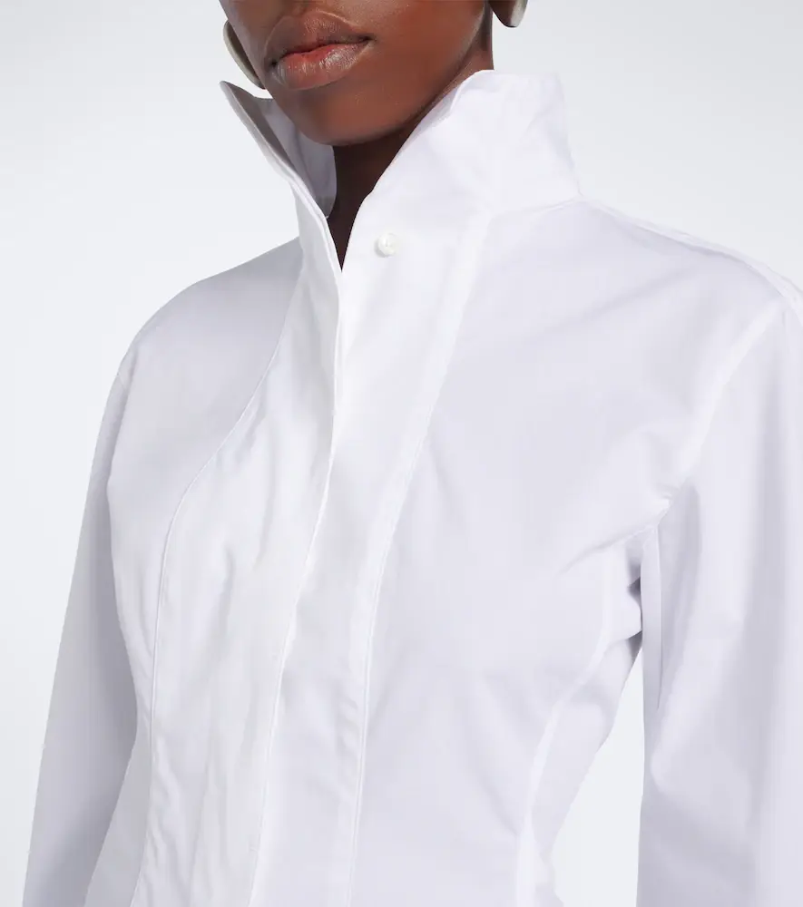 Jacquemus Tulipe open-back cotton poplin shirt | Thumbnail 3 Jacquemus Tulipe open-back cotton poplin shirt | Thumbnail 3