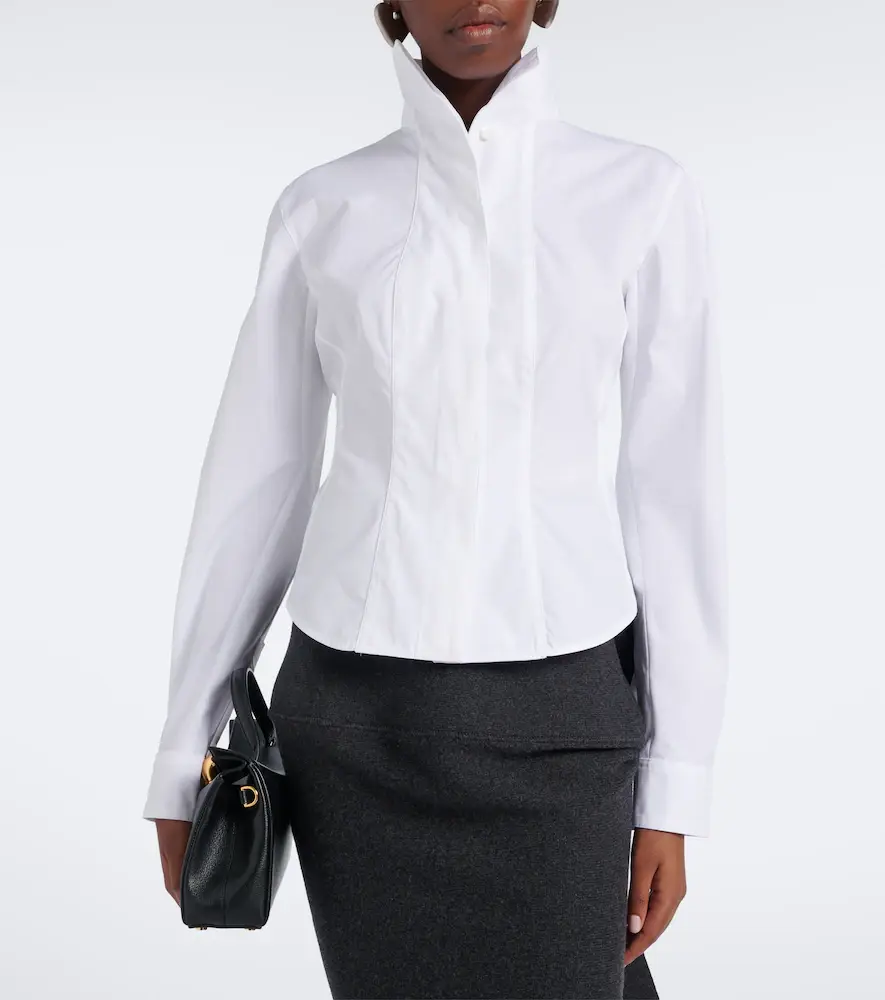 Jacquemus Tulipe open-back cotton poplin shirt | Thumbnail 4 Jacquemus Tulipe open-back cotton poplin shirt | Thumbnail 4