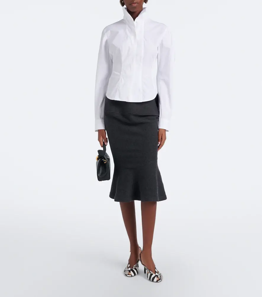Jacquemus Tulipe open-back cotton poplin shirt | Thumbnail 5 Jacquemus Tulipe open-back cotton poplin shirt | Thumbnail 5