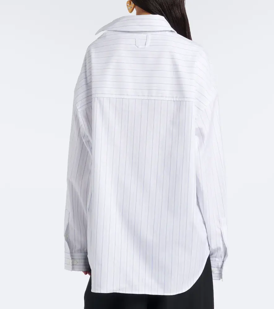 Jacquemus Cuadro asymmetric striped cotton shirt | Thumbnail 2 Jacquemus Cuadro asymmetric striped cotton shirt | Thumbnail 2