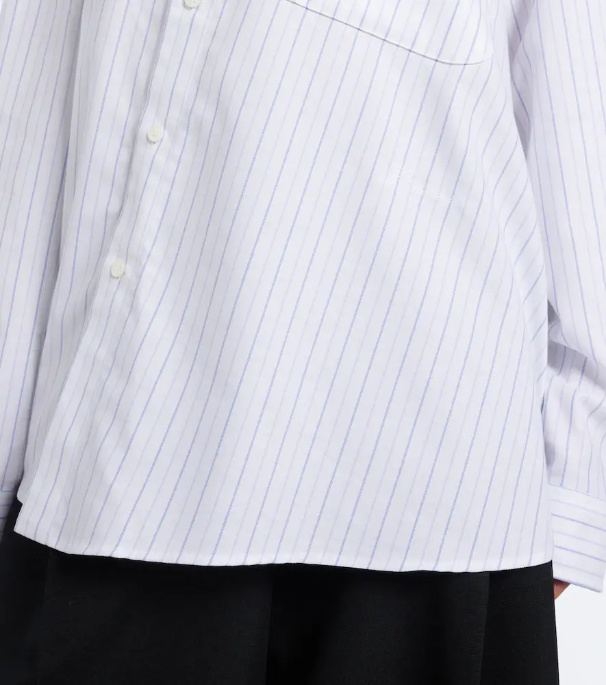 Jacquemus Cuadro asymmetric striped cotton shirt | Thumbnail 4 Jacquemus Cuadro asymmetric striped cotton shirt | Thumbnail 4