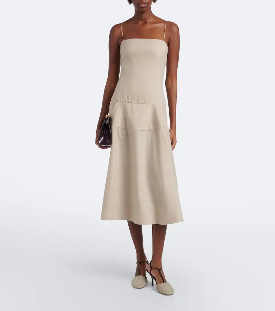 Jacquemus Paradiso wool-blend midi dress | Thumbnail 2
