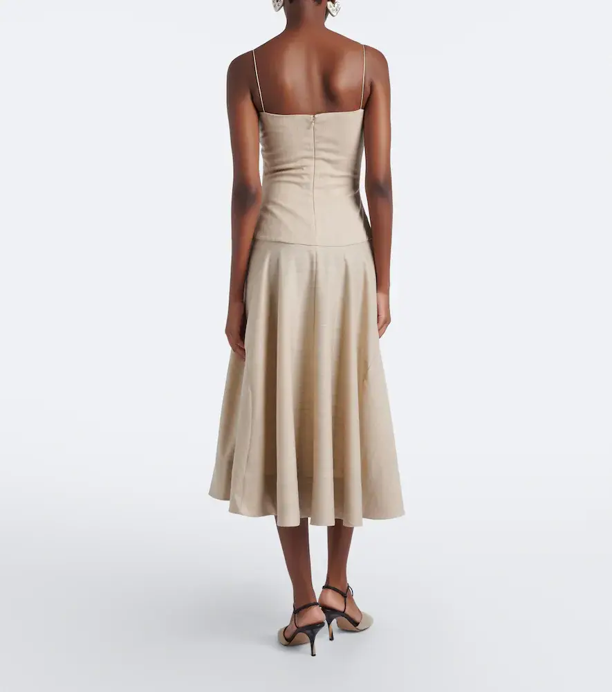 Jacquemus Paradiso wool-blend midi dress | Thumbnail 4