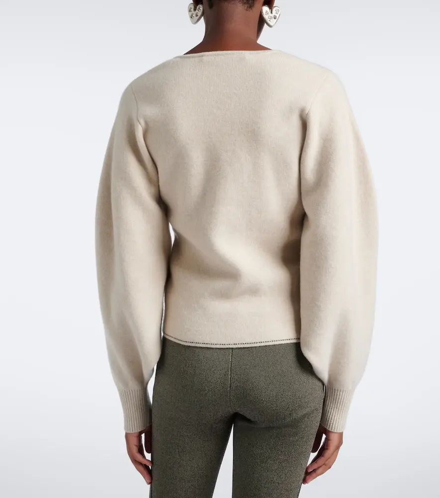 Jacquemus Tempo wool and cashmere cardigan | Thumbnail 3 Jacquemus Tempo wool and cashmere cardigan | Thumbnail 3