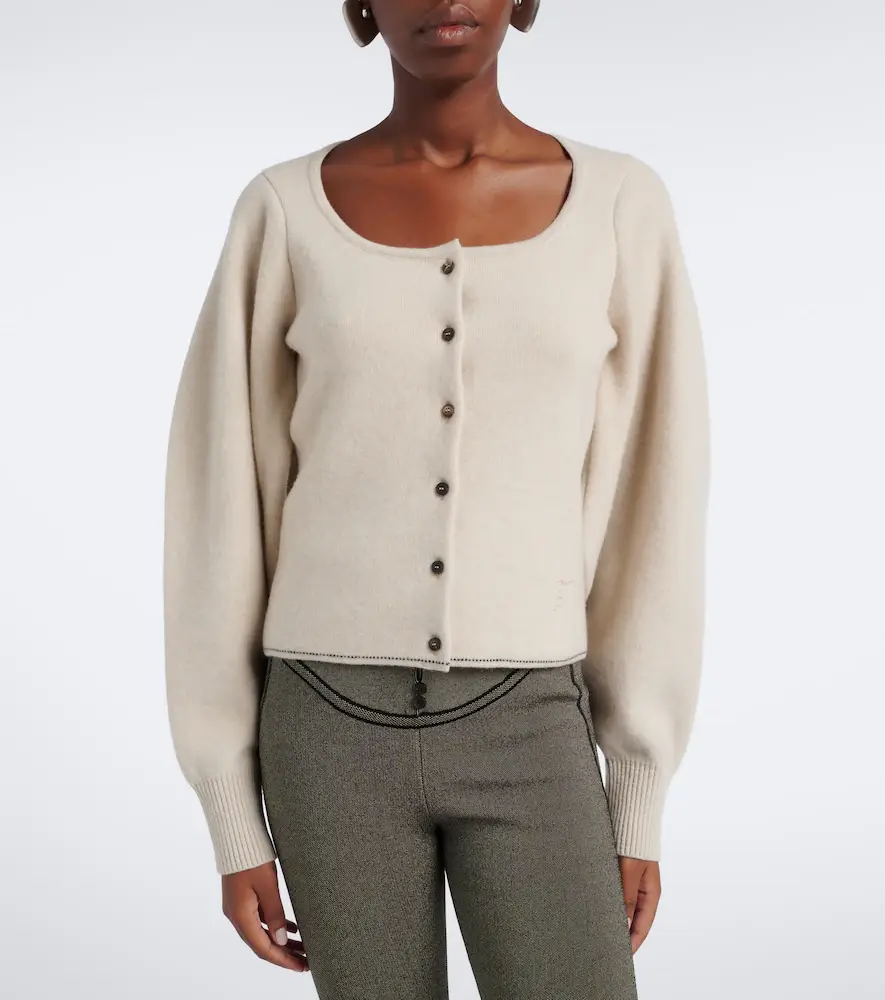 Jacquemus Tempo wool and cashmere cardigan | Thumbnail 4 Jacquemus Tempo wool and cashmere cardigan | Thumbnail 4